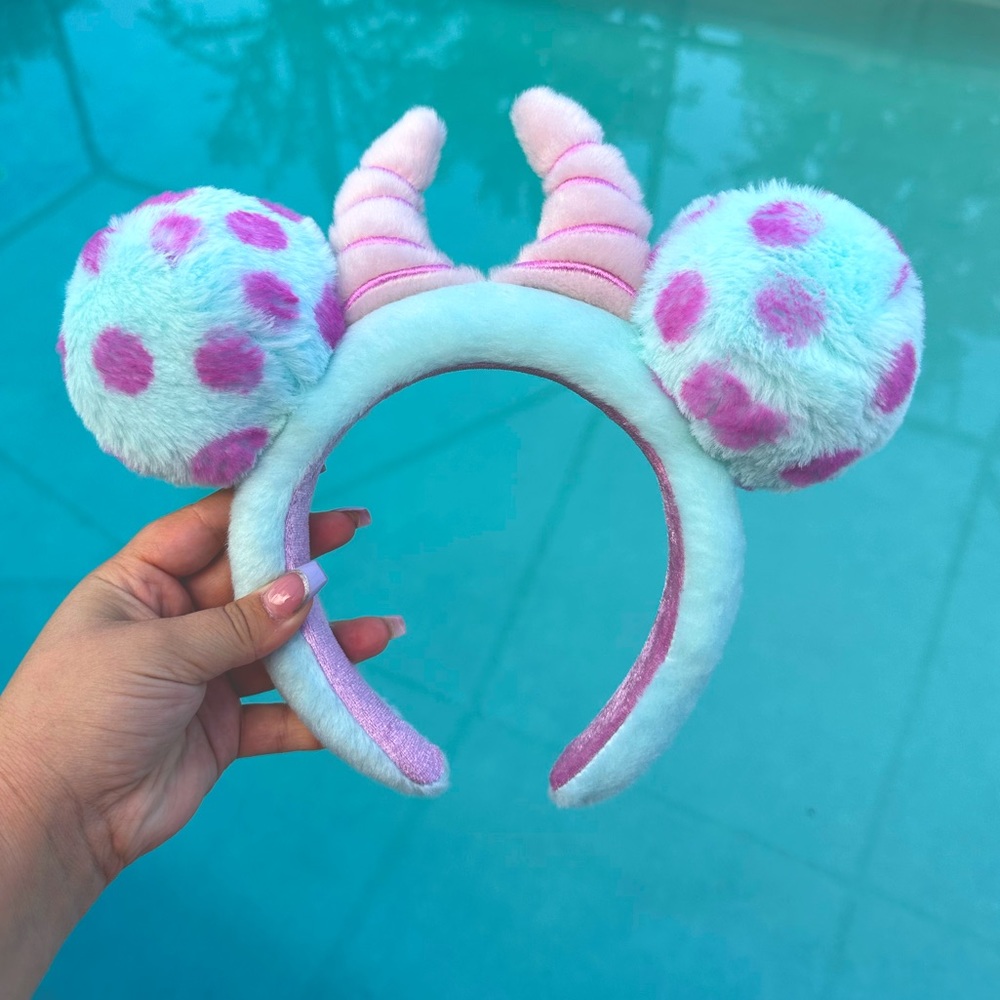 Sully Disney Ears | Sulley Fuzzy Ear Headband For Adults, Monsters, Inc.